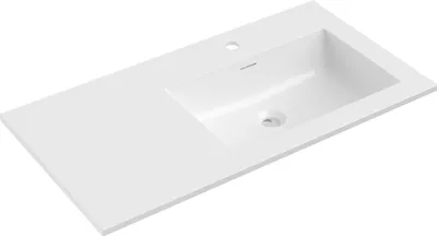 Produktbild von Mexen Otis Einbauwaschbecken rechts 91 x 46,5 cm, weiß glänzend - 25189000P