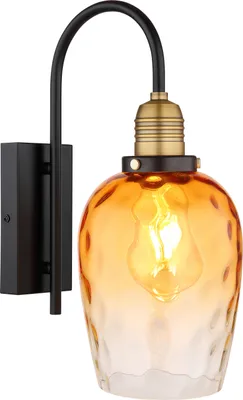 Produktbild von Globo Lighting Wandleuchte Metall schwarz matt, 1x E27