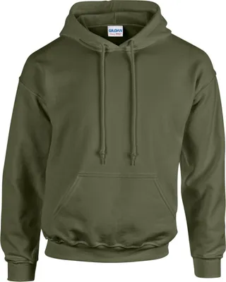 Productafbeelding van Gildan - Uni hooded sweater voor heren/dames, model FK2773 (3XL), kleur: militairgroen