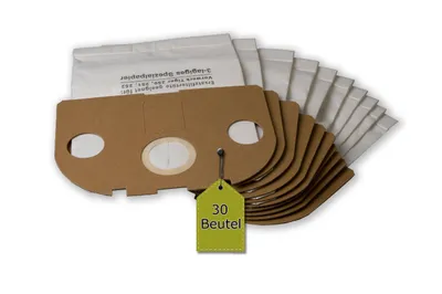 Productafbeelding van 30 stofzuigzakken, vergelijkbaar met FP250, FP 251, stofzakken, filterzakken, compatibel met Vorwerk Tiger 250, 251, 252