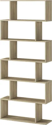 Produktbild von Clisi - Regal, 80x25x191h cm Eichenbraun, 5 Böden