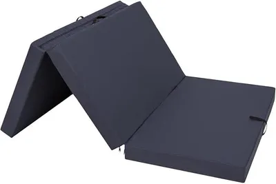 Imagen del producto de Colchón plegable, colchón, juego de 3 piezas para invitados, colchón para camping, superficie de descanso, colchón plegable