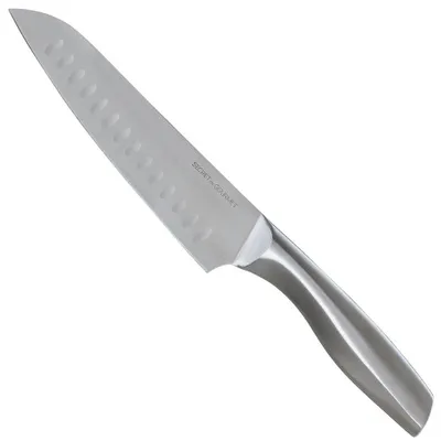 Produktbild von Santoku-messer aus edelstahl "silver precision" klinge 18cm - 5 five simply smart