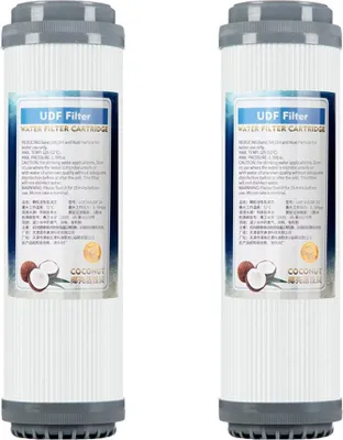 Produktbild von INF 2er-Pack 10-Zoll-Aktivkohle-Wasserfilterpatrone für Haushalt