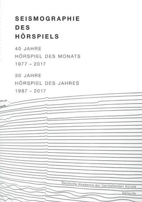 Produktbild von Seismographie des Hörspiels