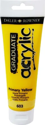 Produktbild von Daler-Rowney Graduate, 120 ml, Gelb, Tube, Wasserfest