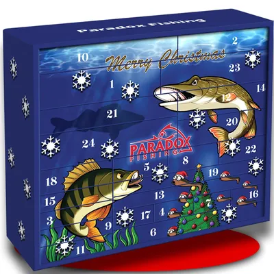 Produktbild von Raubfisch Angel Adventskalender I Angelkalender Adventskalender für Angler