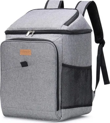 Produktbild von Famanu Kühltasche 26 Liter - Isolierte Picknicktasche in Grau