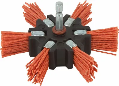 Immagine prodotto di Wolfcraft Sechskant Nylondrahtfächerbürste 100x20mm