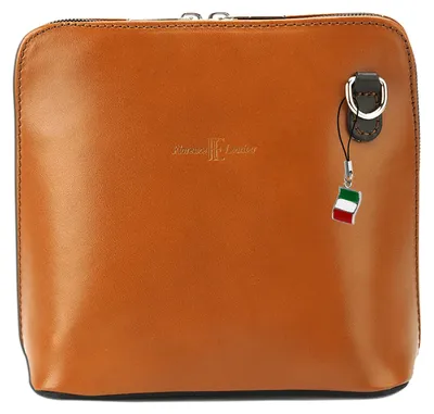 Produktbild von Florence Damen Abendtasche Leder cognac braun OTF109O