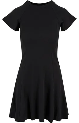 Produktbild von Urban Classics - Kleid mit ausgestelltem Rock für Damen TN363 (M) (Schwarz)