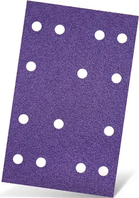 Produktbild von MENZER Titanium HD Klett-Schleifblätter, 133 x 80 mm, 14-Loch, f. Schwingschleifer, Keramik-Mix (50 Stk.) K1000
