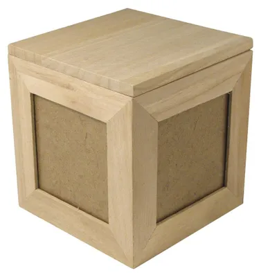 Produktbild von Holz- Fotowürfel