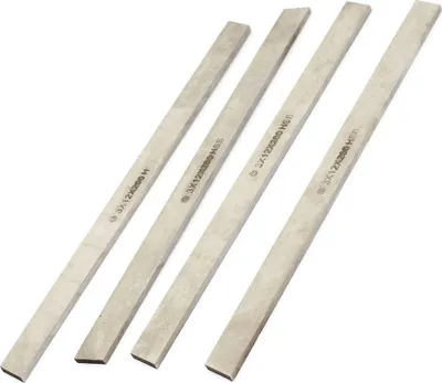 Produktbild von sourcing map Verpackung von 4 Maschinen in Box Metall Drehbank HSS Werkzeugset 3 mm x 12 mm 4 x 200