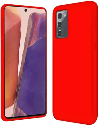 Immagine prodotto di Custodia Samsung Galaxy Note 20 protezione del telefono cellulare copertura in gel di silicone custodia del telefono cellulare, rosso