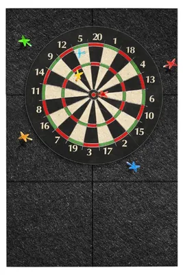 Productafbeelding van Set van 6 Zelfklevende Dartbord Wandbeschermers
