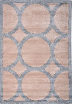 Zdjęcie produktu dla BELIANI Dywan beżowo-szary wiskoza z wełną prostokątny kształt 160 x 230 cm styl nowoczesny glamour do salonu sypialni