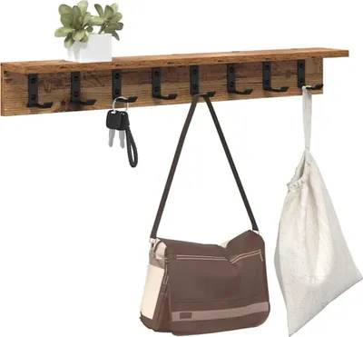 Obrázok produktu pre vidaXL Nástenný nočný stolík z recyklovaného dreva 80 x 10,5 x 10,5 cm