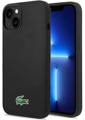 Zdjęcie produktu dla Etui Lacoste Silicone MagSafe do iPhone 14 czarny