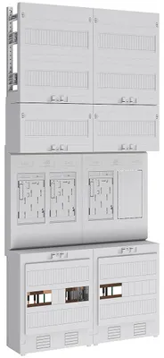 Produktbild von ABN BRAUN AG ABN Zählerplatz eHZ 3Z 1R m.HLAK EZ27131 5p.BxH:500x1050mm