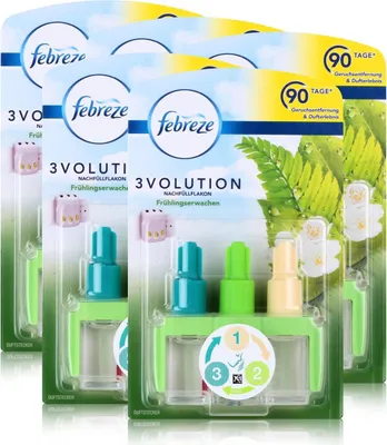 Produktbild von Febreze 3Volution Duftstecker Nachfüllflakon Frühlingserwachen 20ml (5er Pack)