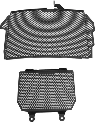 Productafbeelding van 2 stuks motorradiateurbescherming van aluminiumlegering, beschermhoes voor YZF-R1 YZF-R1M modellen van 2015-2024, zwart