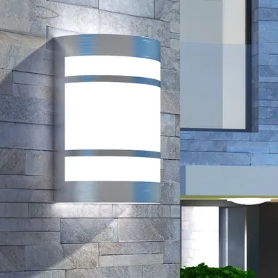 Obrázek produktu pro The Living Store Venkovní nástěnná lampa z nerezové oceli