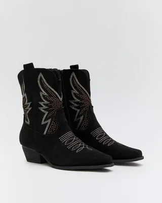 Produktbild von Korte Cowboylaarzen Suedine Western
