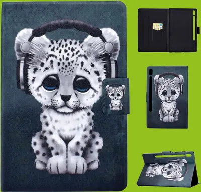 Image de Pour Samsung Galaxy Tab A 10.5 T590 / T595 2018 - Housse en simili cuir Motif 57