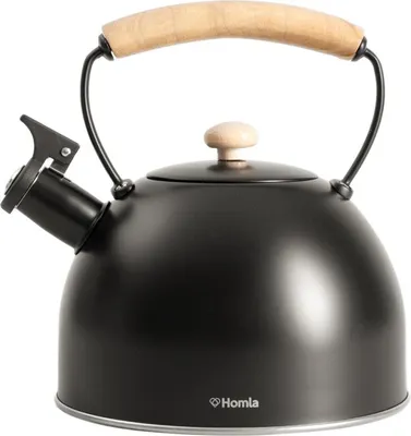 Obrázok produktu pre Rýchlovarná kanvica HOMLA B2 VIRGEN ESSENTIALS, čierna s drevenou rukoväťou, 2,5 l