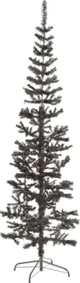 Produktbild von vidaXL Schlanker Weihnachtsbaum Schwarz 180 cm