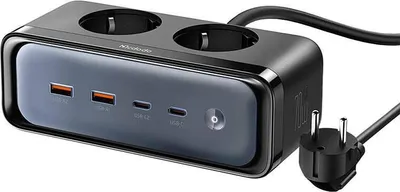Obrázok produktu pre Mcdodo CH-4610 6-v-1 viacnásobná zásuvka s funkciou nabíjania 70 W USB, 2x AC, 2x USB-C, 2x USB-A