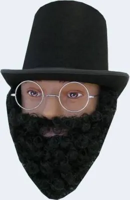 Produktbild von Vollbart Professor schwarz