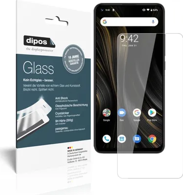 Obrázek produktu pro 1x ochranná fólie pro Umidigi Power 3 - Anti-Shock 9H Film dipos Glass Plastic Glass