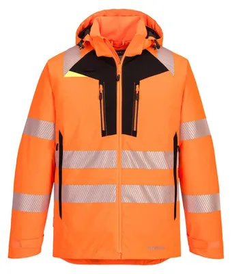 Obrázok produktu pre Portwest DX461 DX4 Zimná bunda s vysokou viditeľnosťou oranžová/čierna veľkosť M