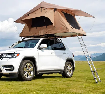 Obrázok produktu pre Strešný stan tvrdá škrupina 2-3 osoby Vodotesný Jeep SUV Truck Vodotesný