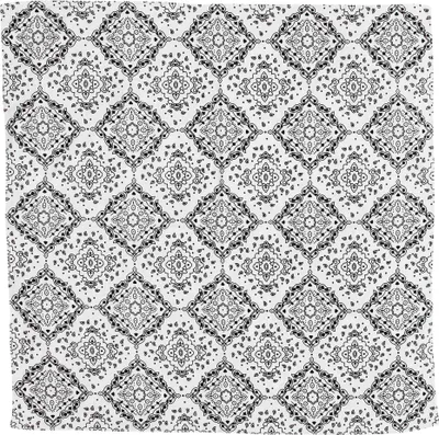 Produktbild von Bandana Tuch - kariert - Ornamente - quadratisches Kopftuch Modell 05