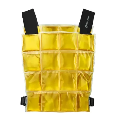 Immagine prodotto di INUTEQ Gilet de Refroidissement Corporel Biobasé PCM Coolover - Refroidissement Constant à 21˚C - Refroidissement Expert - Scelta dei professionisti