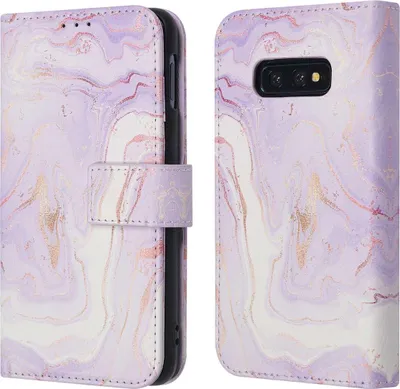 Image de imoshion Bibliothèque design pour le Samsung Galaxy S10e - Marbre violet