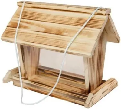 Produktbild von Windhager Vogelfuttersilo Großvenediger, aus Holz, 18 x 18 x 24 cm, 06923