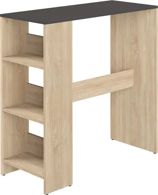 Obrázek produktu pro Interia Barový stůl 94 cm Fara Black - dub