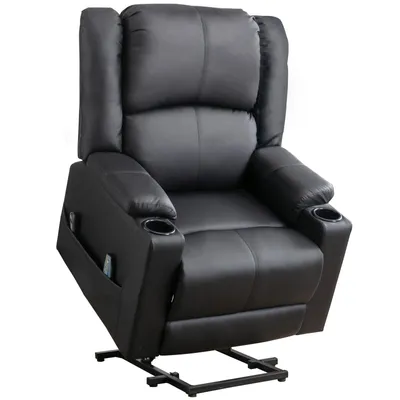 Produktbild von COMHOMA Massagesessel Elektrischer Relaxsessel XL 200kg belastbar, gemütlich und weich Ergonomischer Messagesessel Liegesessel für ältere Menschen