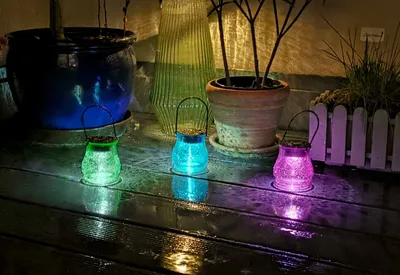 Produktbild von Solarlicht, Glas, violett