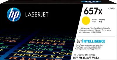 Produktbild von HP 657X - Hohe Ergiebigkeit - Gelb - Original - LaserJet - Tonerpatrone (CF472X)
