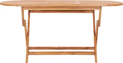 Immagine prodotto di Tavolo da Giardino Pieghevole 160x80x75 cm in Massello di Teak