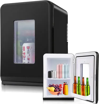 Obrázek produktu pro SWANEW chladicí box mini lednička 15 litrů 12V nebo 240V teplá a studená Mint kabel pro připojení do auta