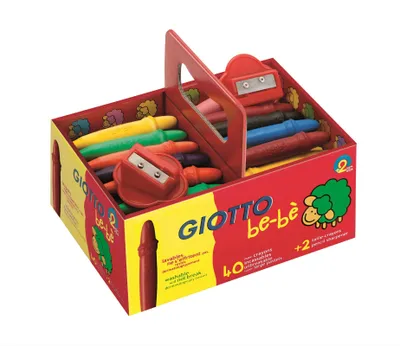 Immagine prodotto di GIOTTO be-bè 4627 00 - Confezione scuola, pastelli a cera, colori assortiti
