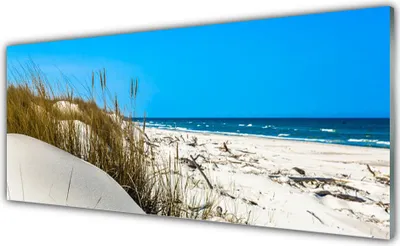 Produktbild von Glasbilder 125x50 Wandbild Druck auf Glas Strand Landschaft