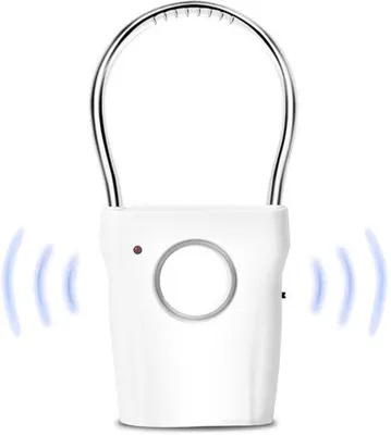 Zdjęcie produktu dla Alarm alarmowy drzwi i okien alarm alarmowy Vibracja Home alarm alarm alarmowy Bezprzewodowy alarm anty-kradzieżowy dla klamki drzwiowej 120dB