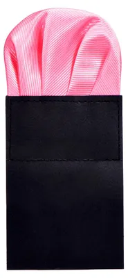 Produktbild von DonDon Herren Einstecktuch vorgefaltet für den perfekten Sitz - Rosa
